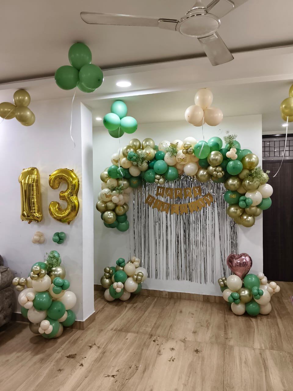 Essential Celebration Decor Vibrant Multi-Color Room Decoration (Design #07) - Home & Special Celebrations in Gurugram