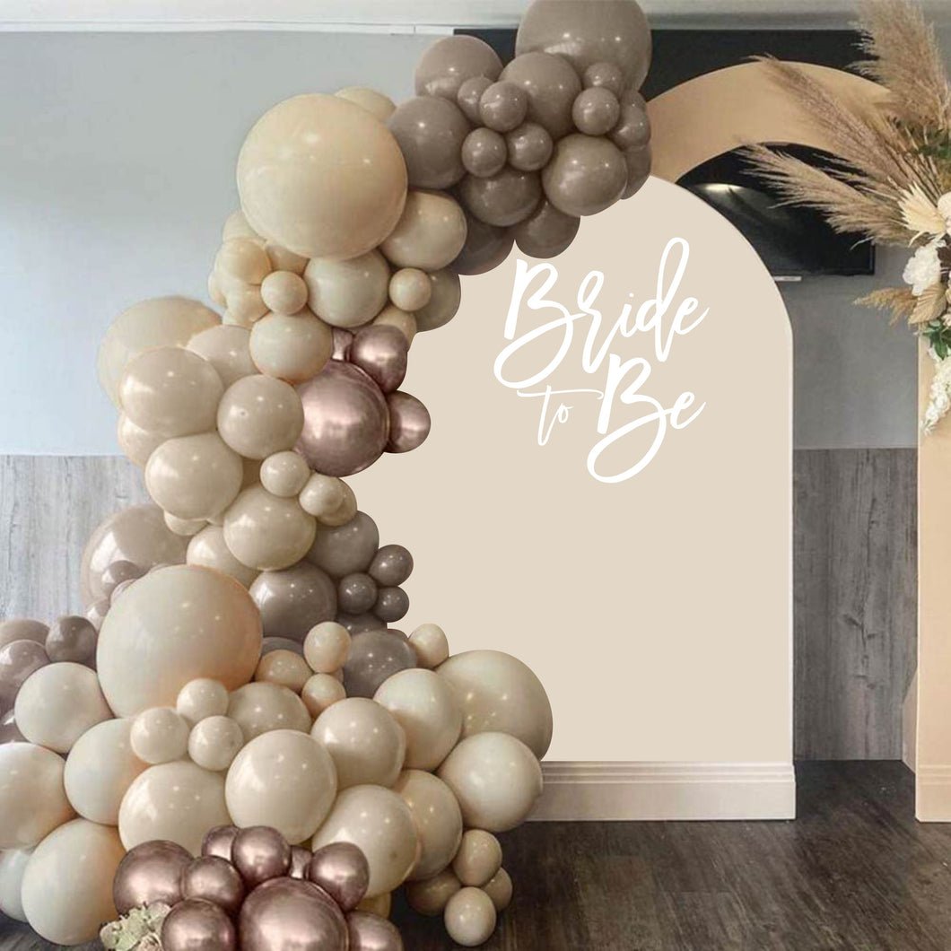 Glam Bride-to-Be Rose Gold Glam Balloon Backdrop (Design #05) - Wedding & Pre-Wedding in Gurugram