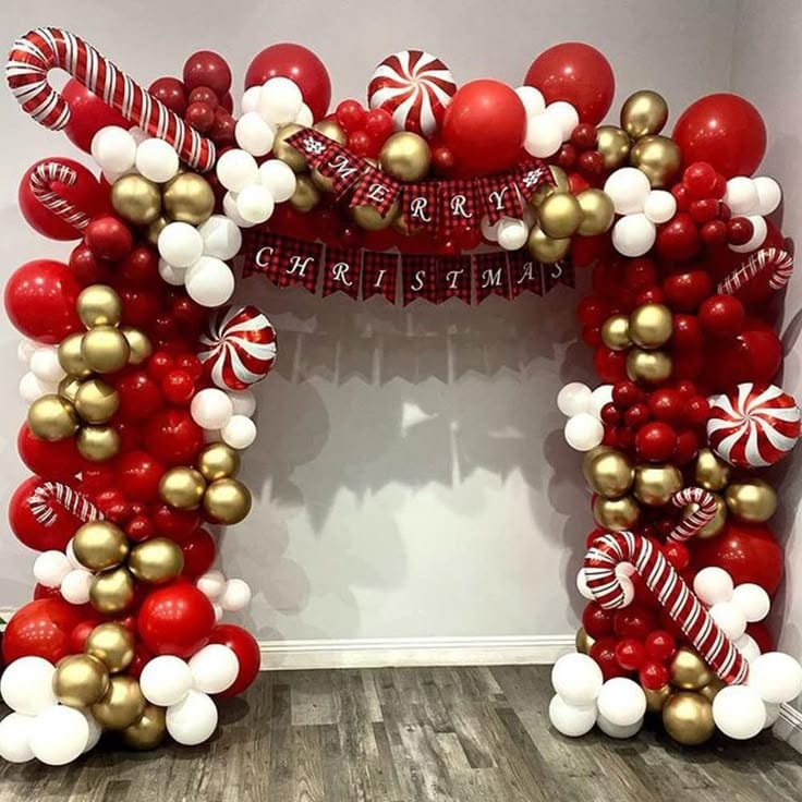 Joyous Christmas & New Year Winter Wonderland Stage Backdrop (Design #30) - Festivals in Gurugram