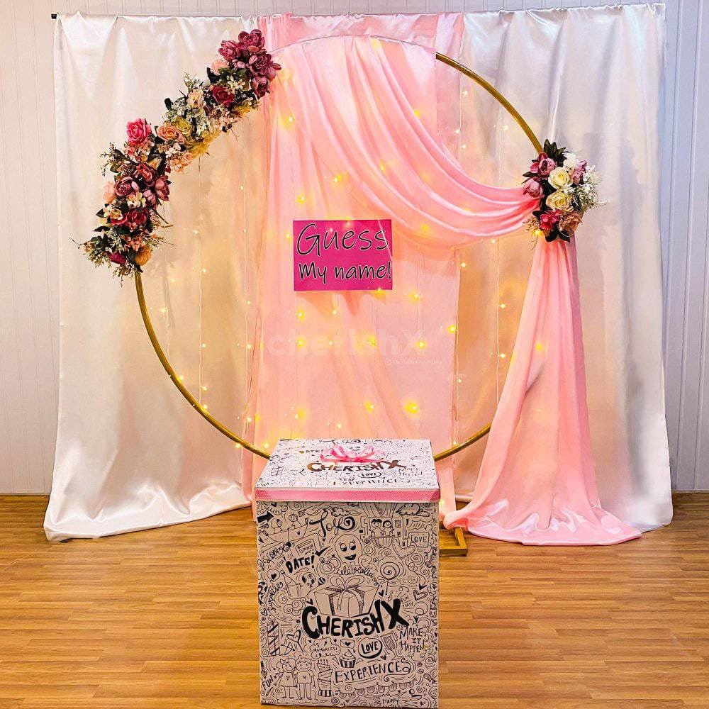 Vibrant Haldi & Mehendi Sunshine Yellow Flower Backdrop (Design #30) - Wedding & Pre-Wedding in Gurugram