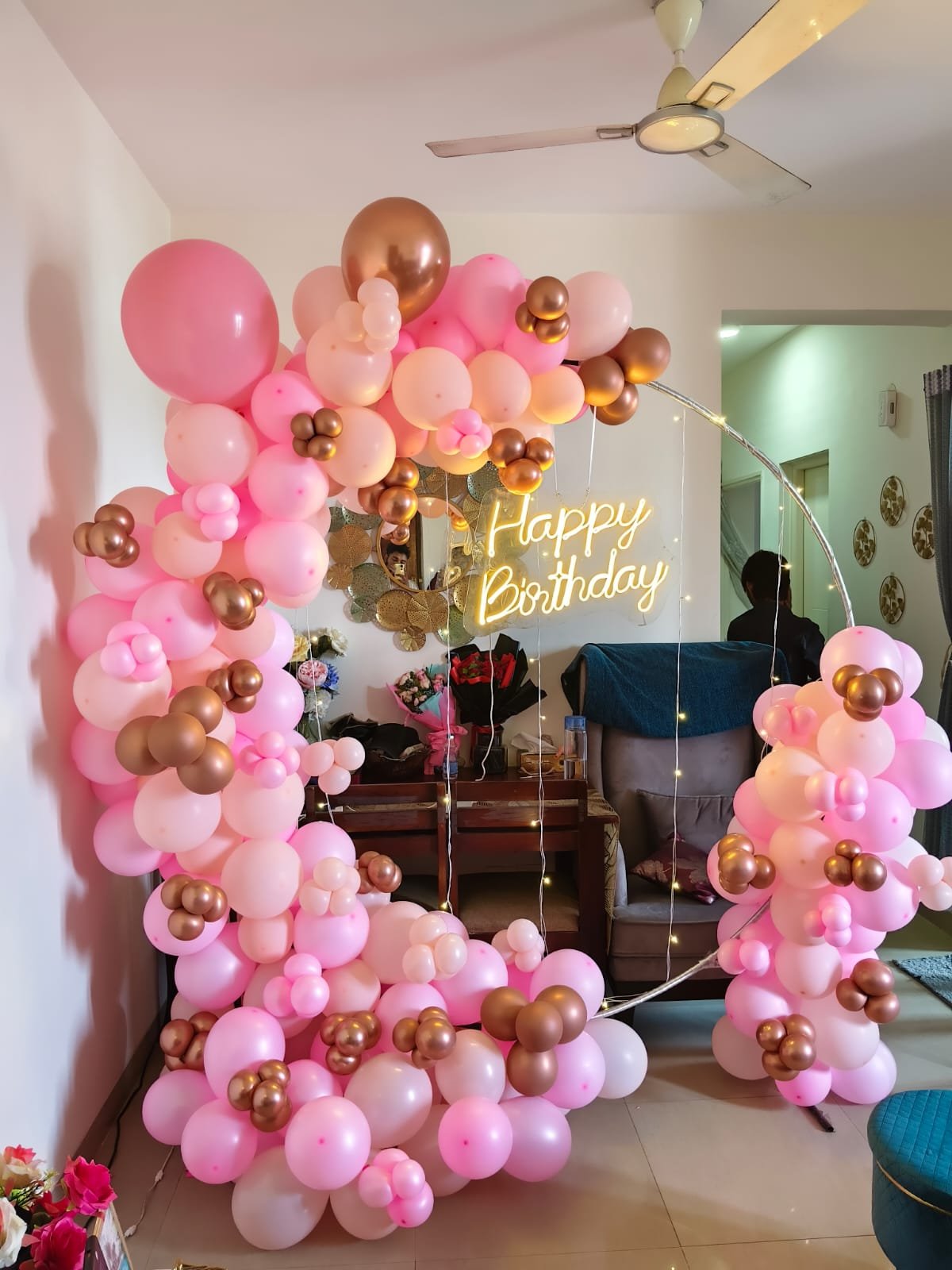 Royal Birthday Neon Glow Room Decoration (Design #64) - Birthday Decorations in Gurugram