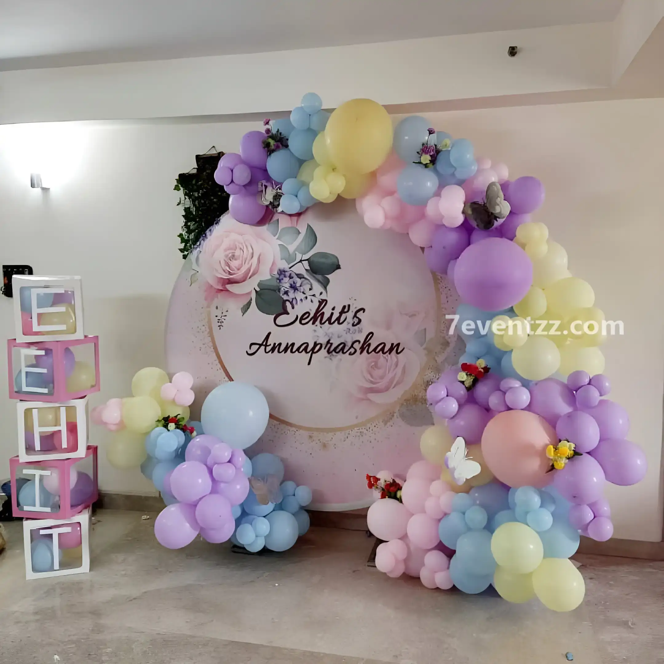 Kids Fun Birthday Princess Castle Theme Decoration (Design #05) - Birthday Decorations in Gurugram