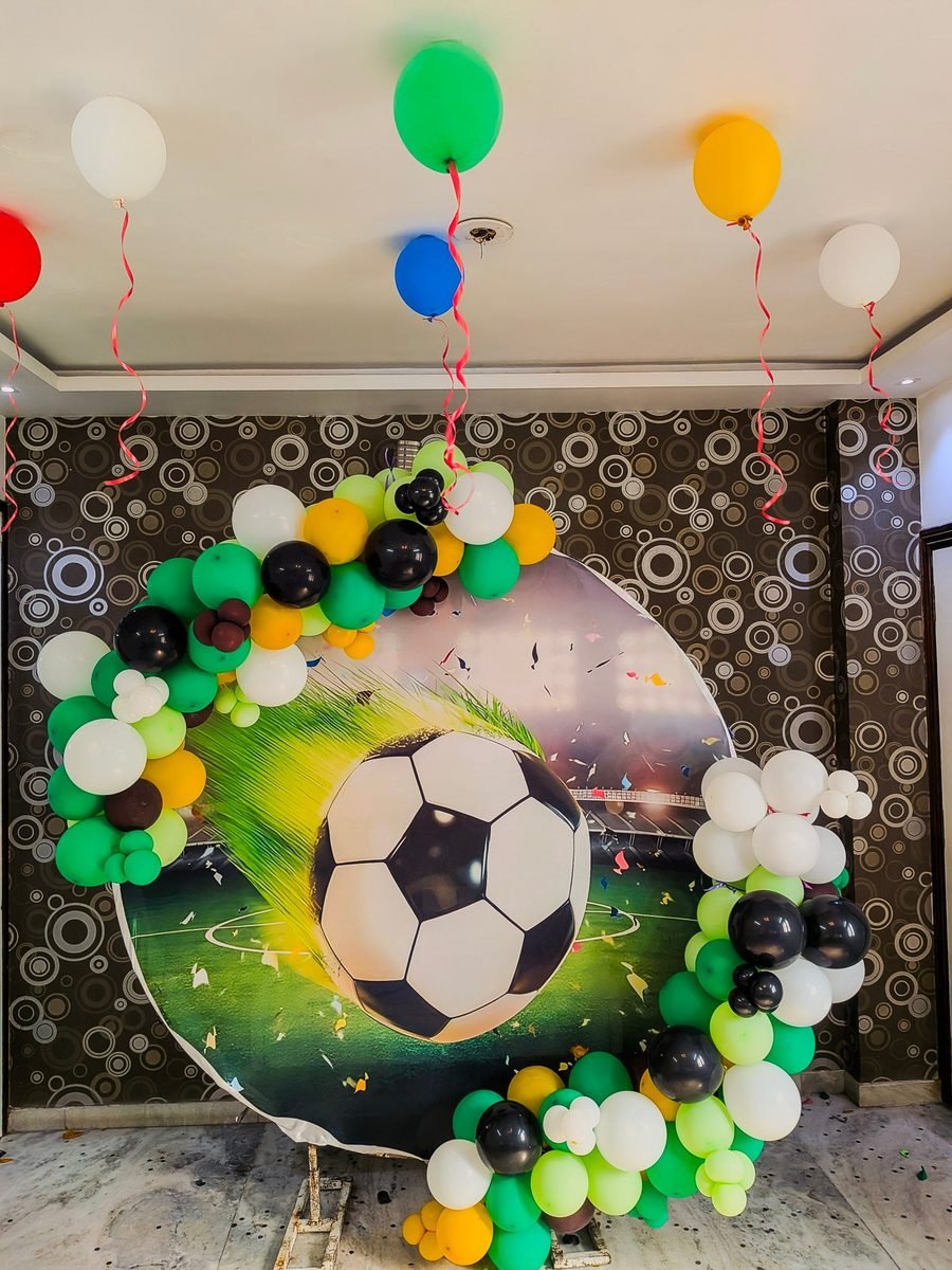 Kids Fun Birthday Superhero Theme Decoration (Design #09) - Birthday Decorations in Gurugram