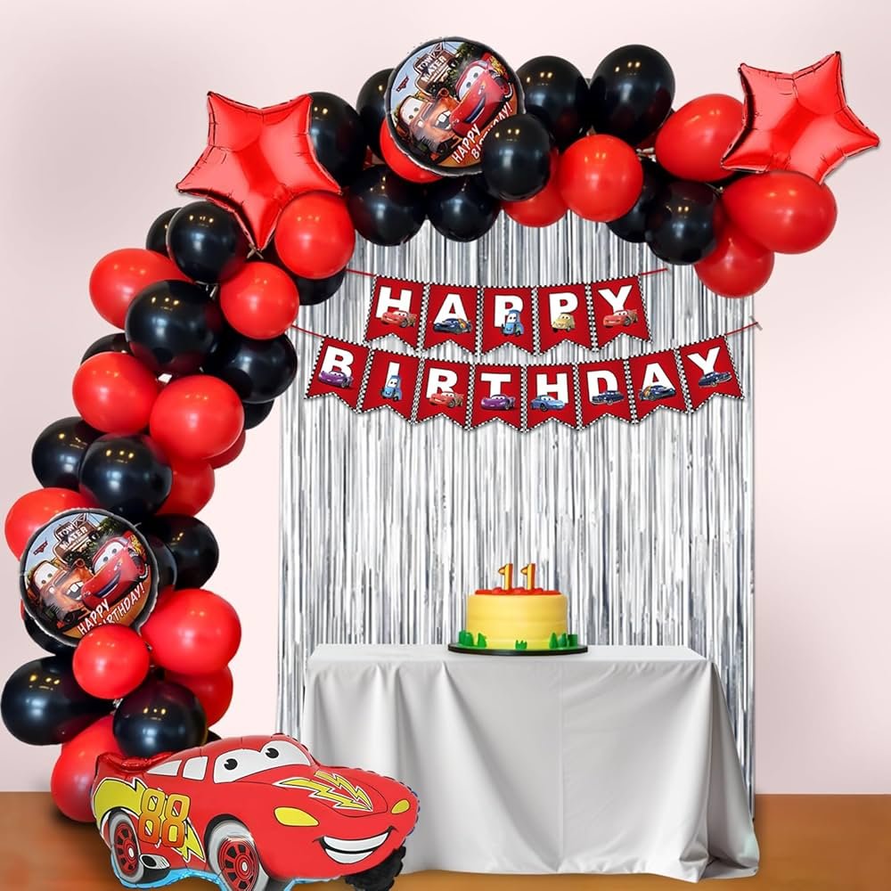 Kids Fun Birthday Superhero Balloon Arch (Design #14) - Birthday Decorations in Gurugram