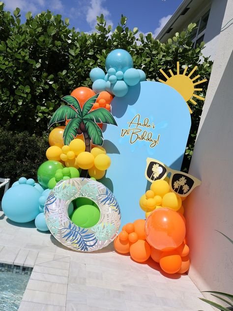 Kids Fun Birthday Jungle Safari Balloon Arch (Design #18) - Birthday Decorations in Gurugram