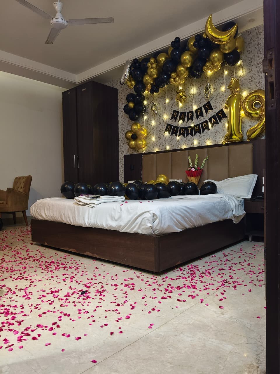 Intimate Romantic Room Luxury Romance Bed Decoration (Design #23) - Love & Romantic in Gurugram