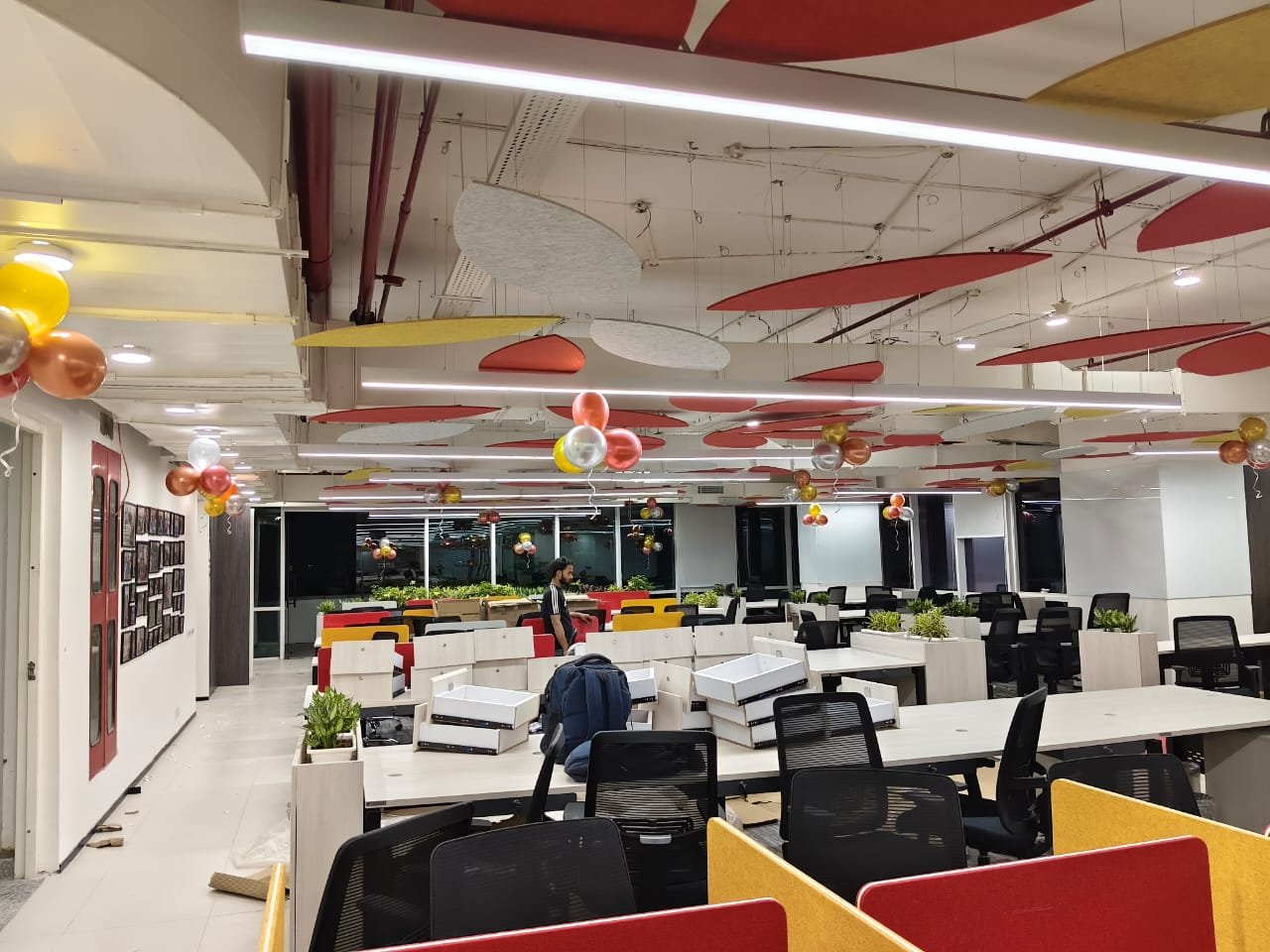 Corporate Milestone & Office Modern Geometric Stage Backdrop (Design #19) - Corporate & Business in Gurugram