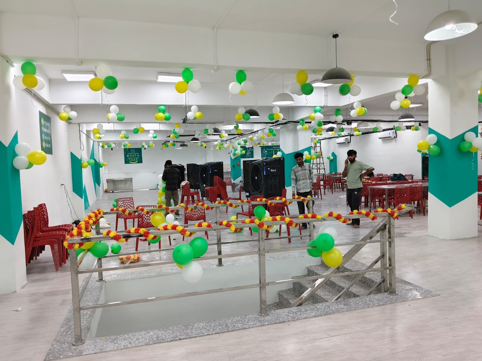 Corporate Milestone & Office Modern Geometric Stage Backdrop (Design #27) - Corporate & Business in Gurugram