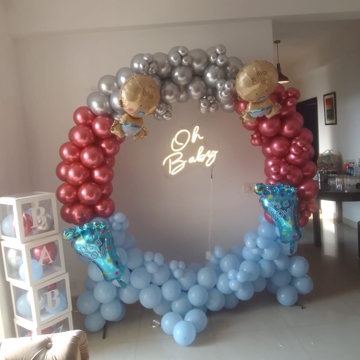 Welcome Baby Joy Cloud & Star Theme Welcome Board (Design #24) - Baby & Family in Gurugram