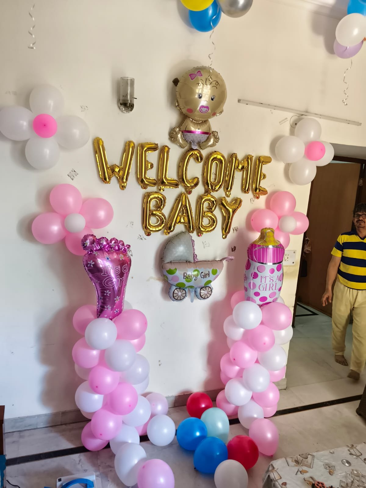 Welcome Baby Joy Cloud & Star Theme Welcome Board (Design #44) - Baby & Family in Gurugram